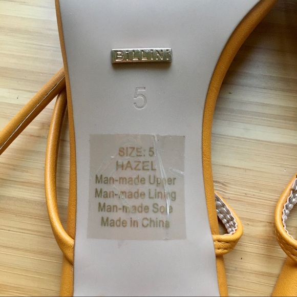 BILLINI Vegan Strappy Kitten Heels - Spice (5) NWT - Picture 11 of 16